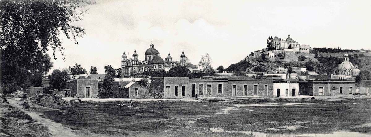 Santuario de Guadalupe vista de la iglesia y convento